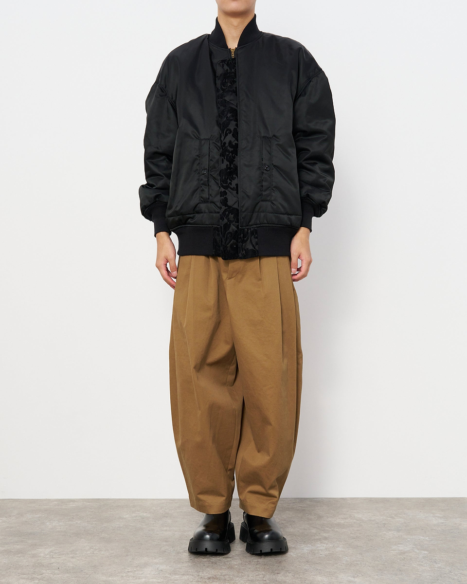 【23AW】フラワージャガードリバーシブルMA-1