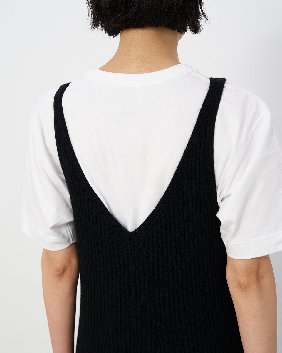 【23AW】ウールカシミヤシルクタンクトップドレス
