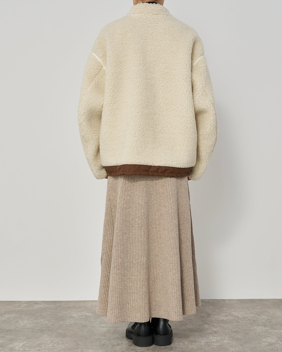 【23AW】パッチワークPKボアブルゾン