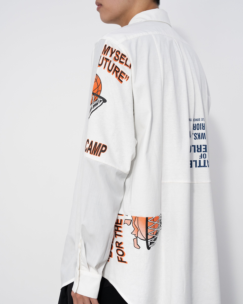 【23AW】パッチワークシャツ