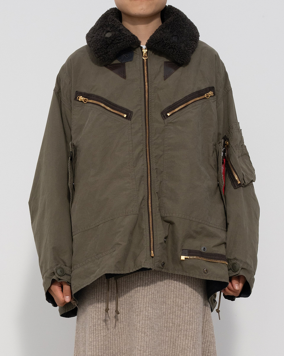 【23AW】アルファダブルエンドC/Nモッズコート