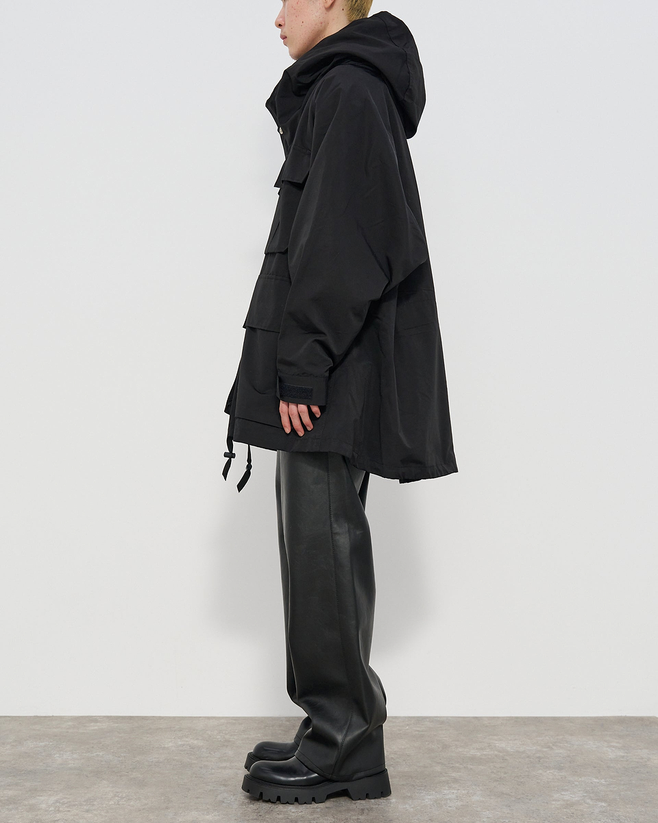 【23AW】＜N.ハリウッド × ウールリッチ＞フーディーブルゾン