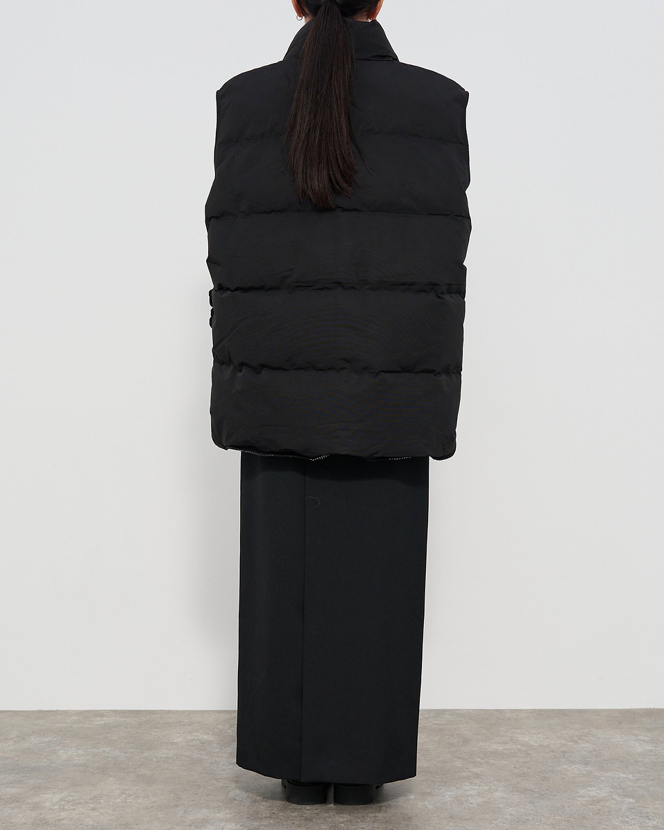 【23AW】＜N.ハリウッド × ウールリッチ＞リバーシブルベスト