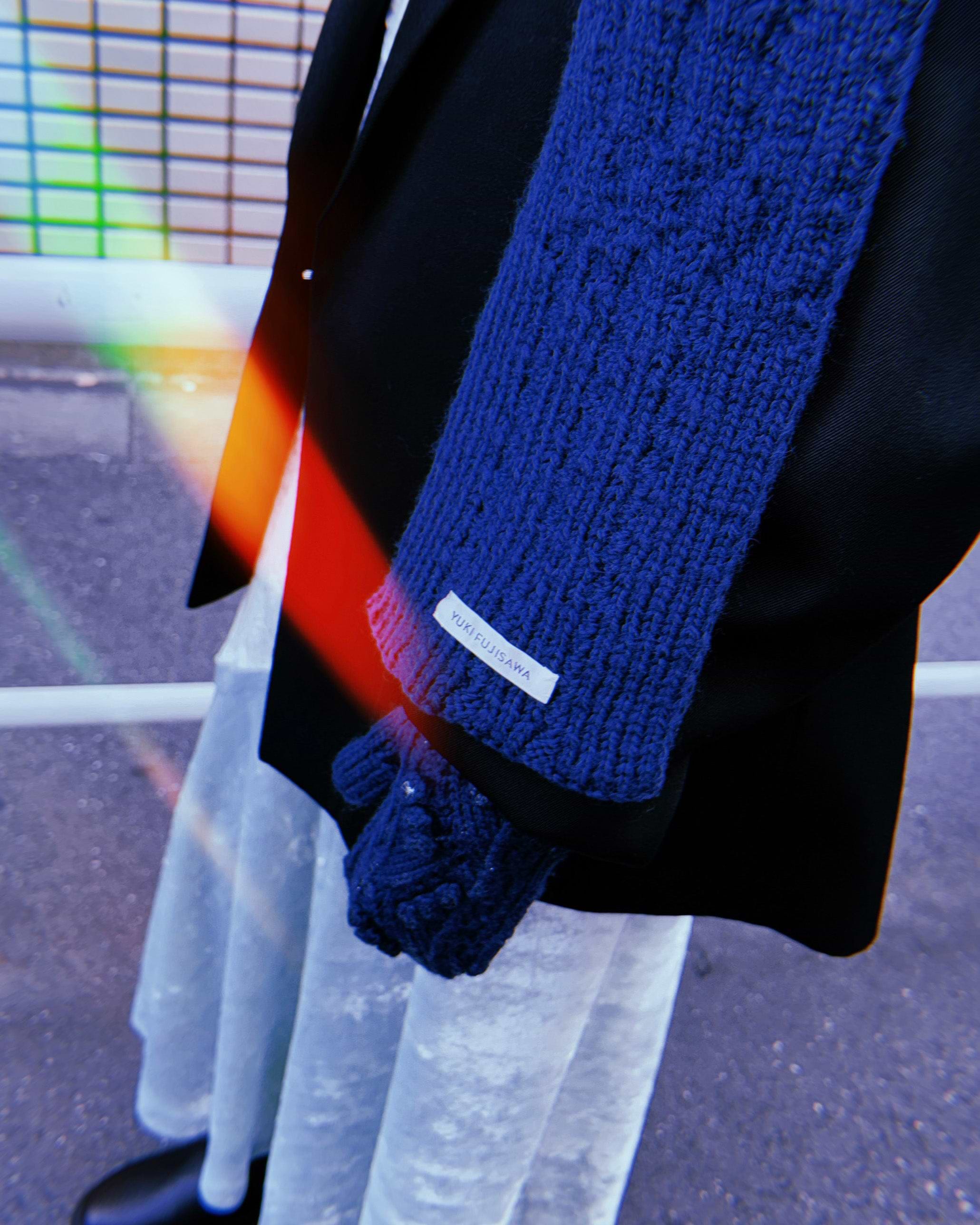 ファッション小物YUKIFUJISAWA ニットスカーフ