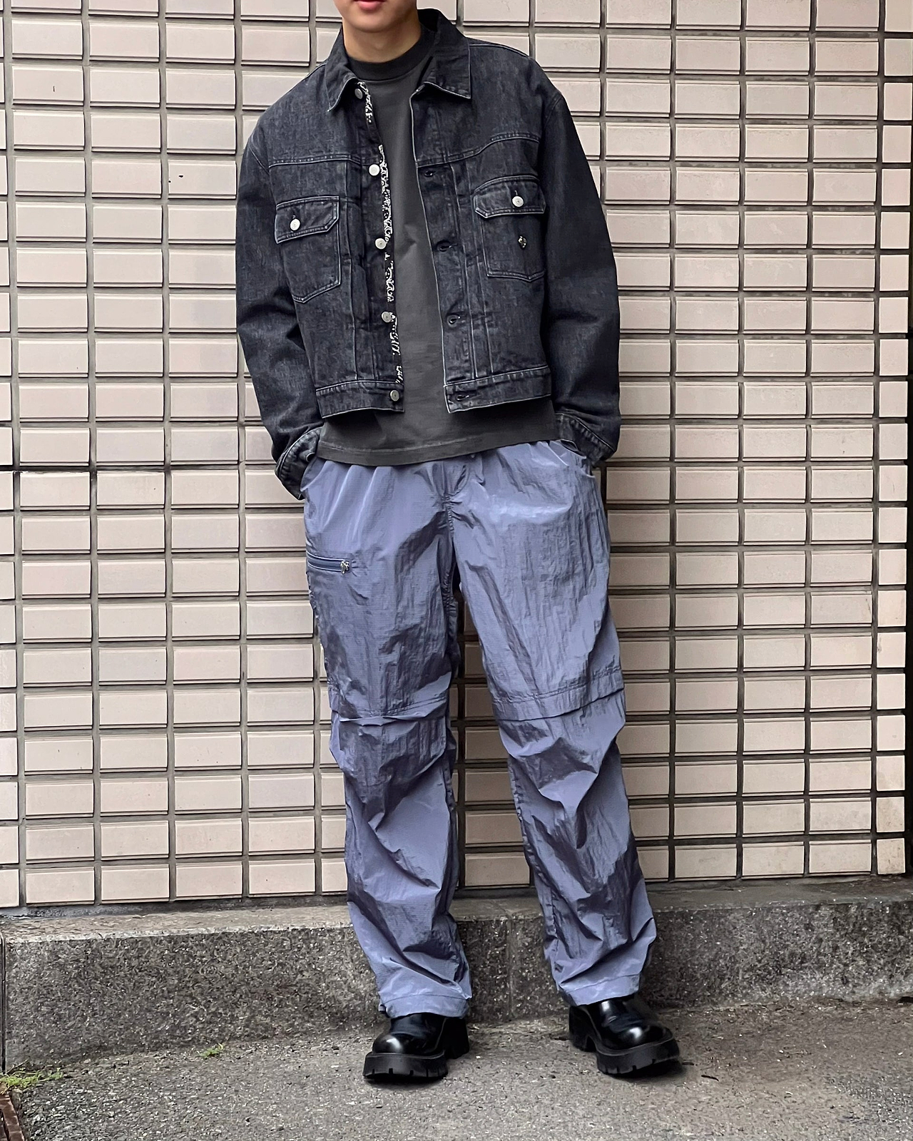 着用サイズ2／身長180cm（スタッフスナップ）