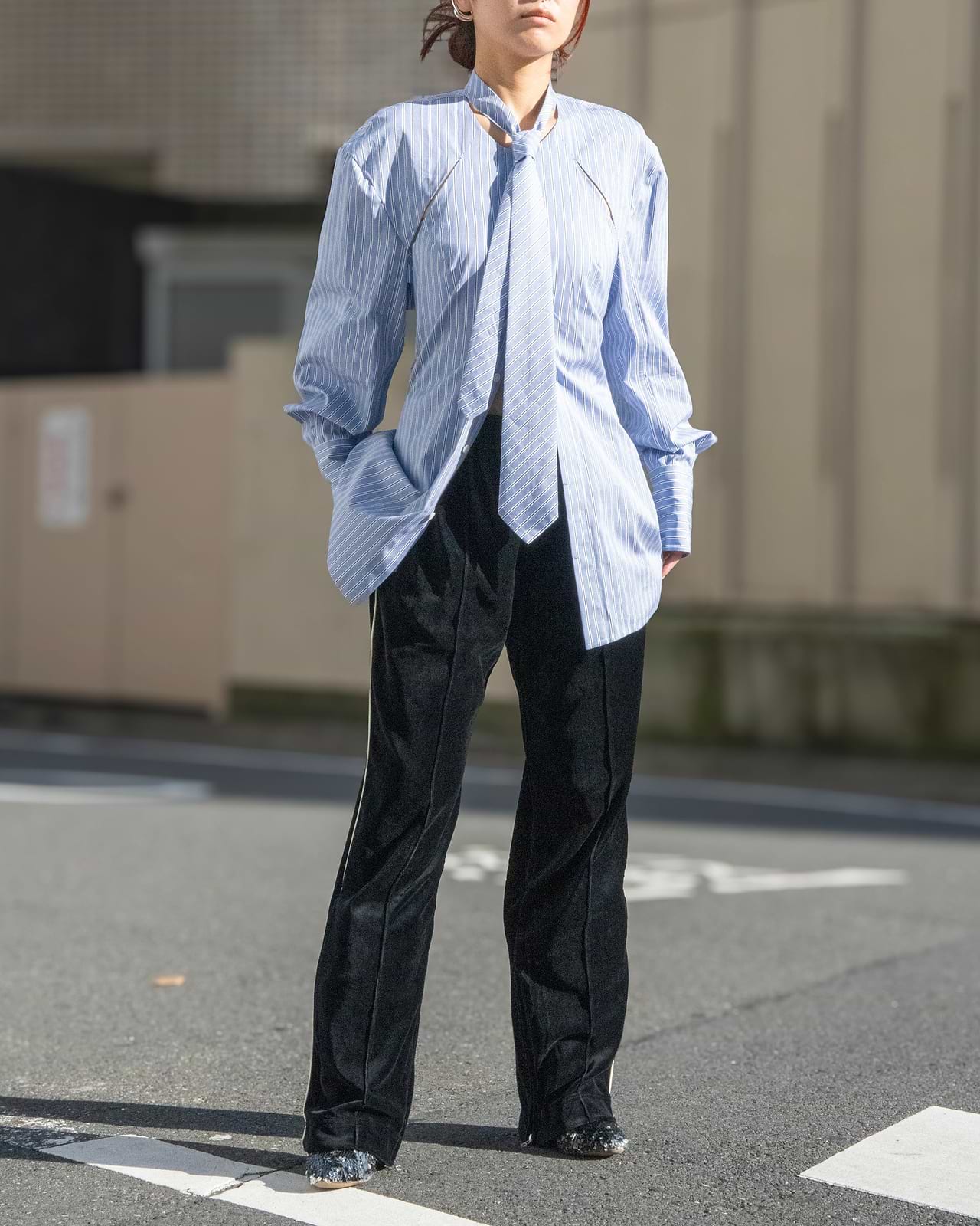 着用サイズ36/身長160cm (スタッフスナップ)