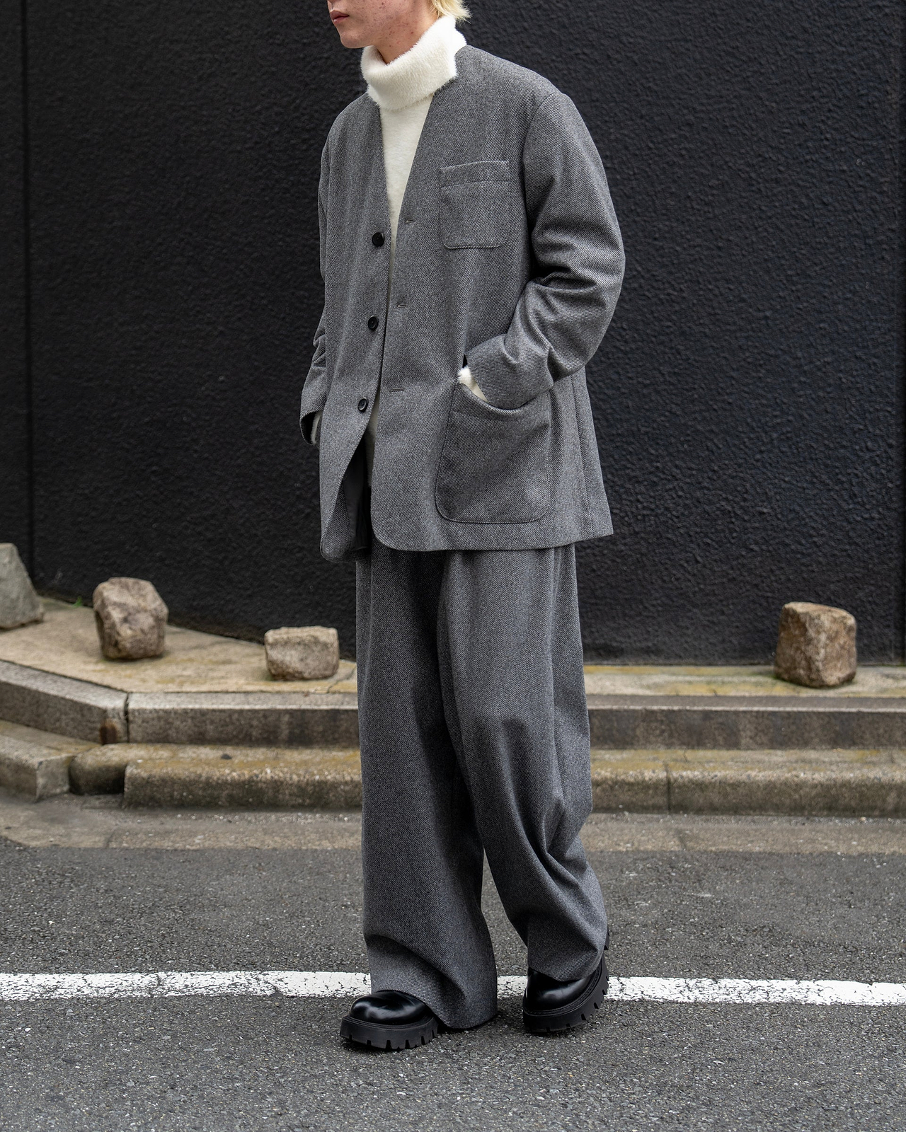 着用サイズ1／身長176cm（スタッフスナップ）