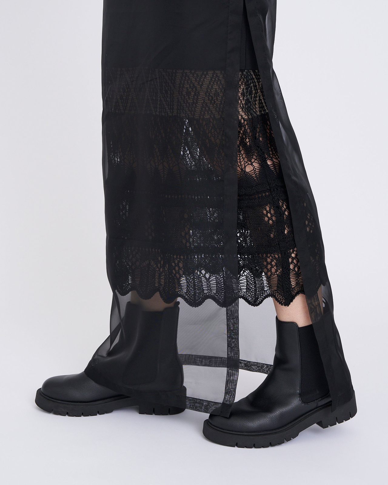 【25SS】クレイジーレースシアースカート