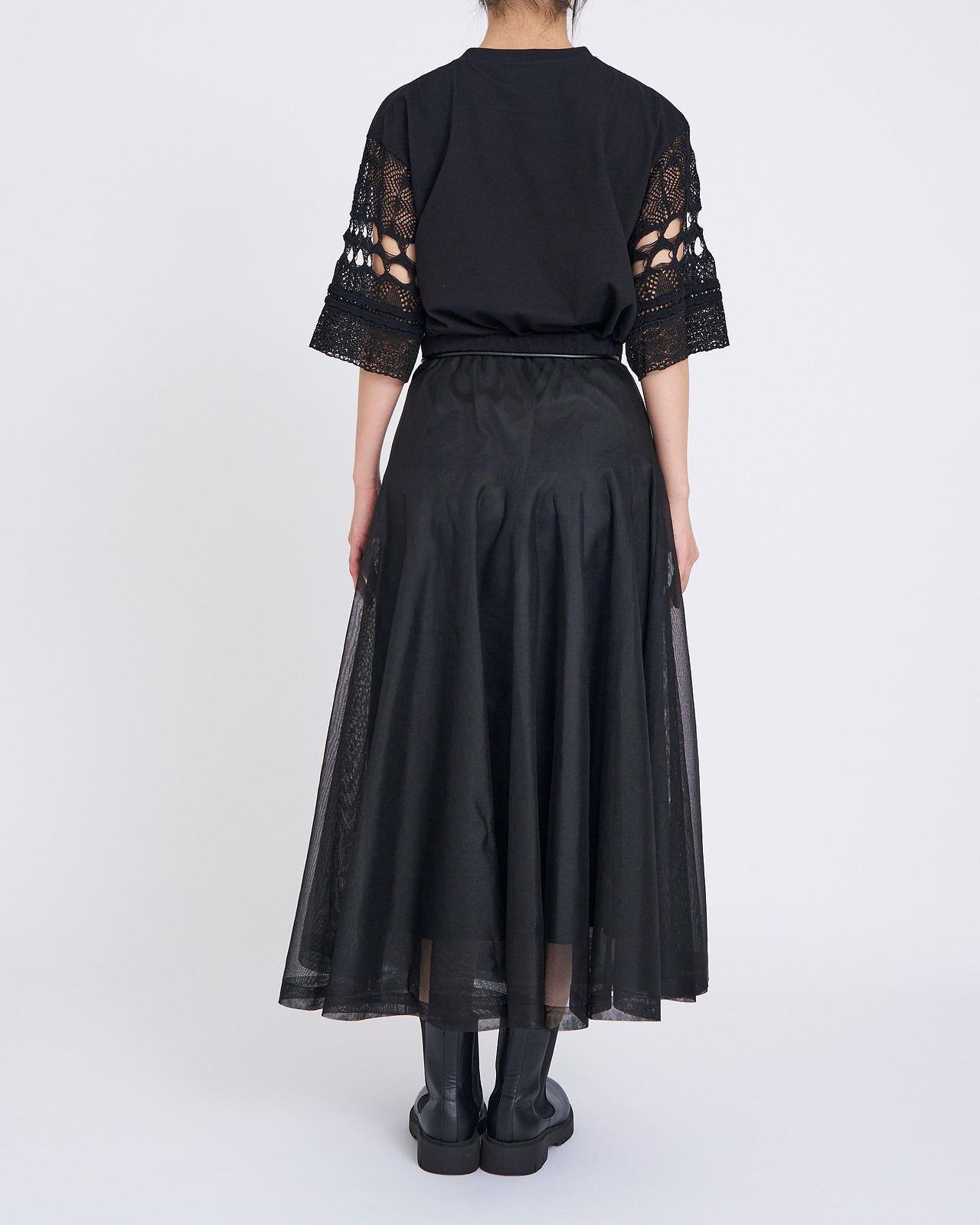 【25SS】シアーサーキュラーニットスカート