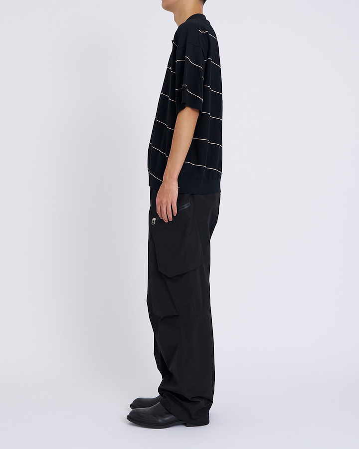 【25SS】アングルボーダーニットポロ