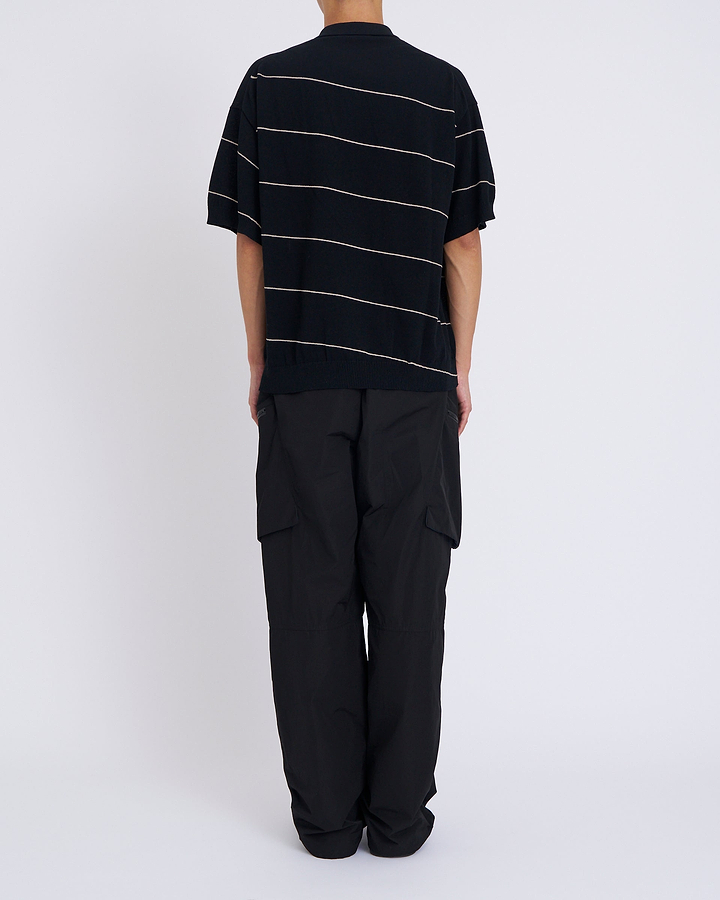 【25SS】アングルボーダーニットポロ