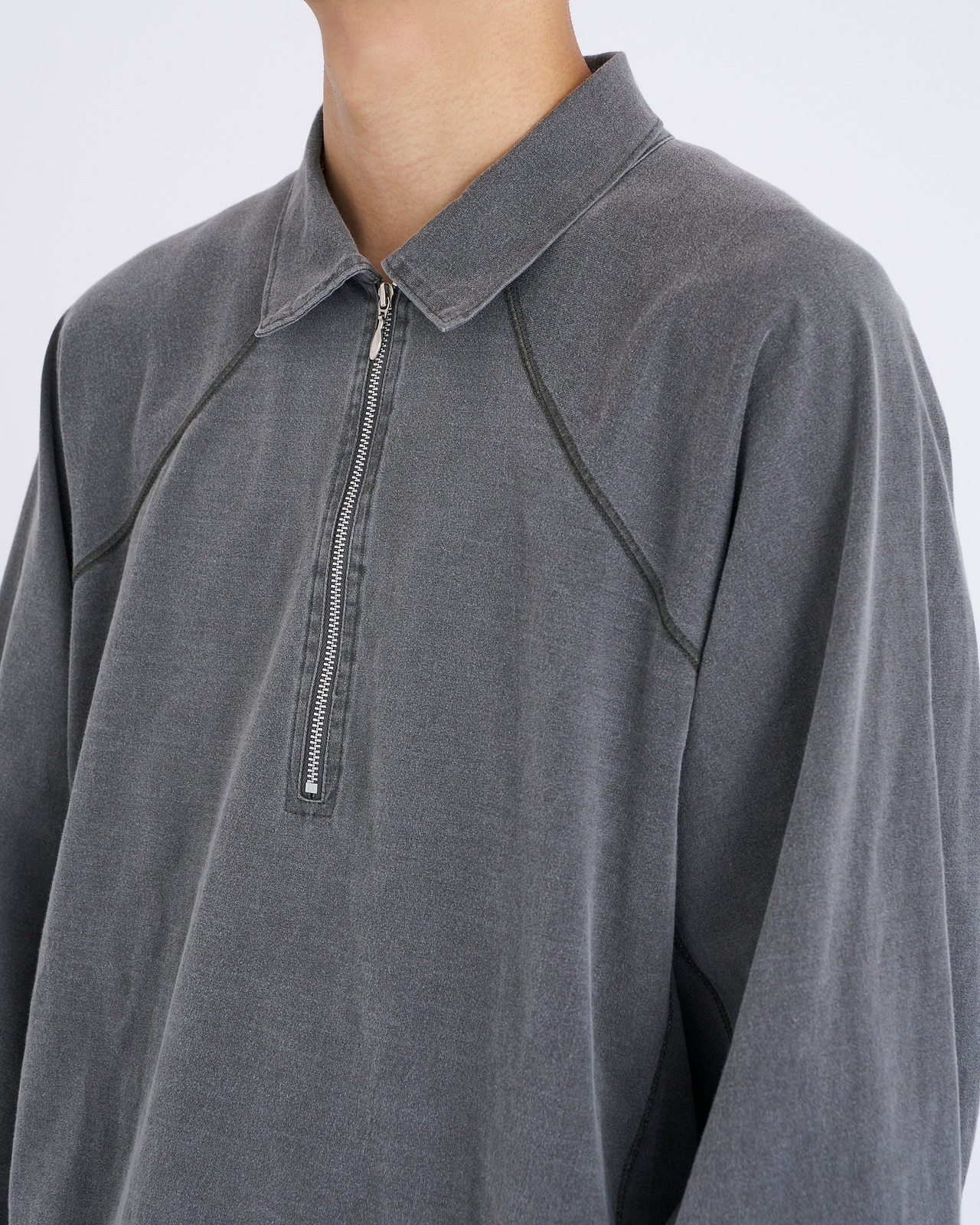 【25SS】N1ハーフジップL/Sポロ