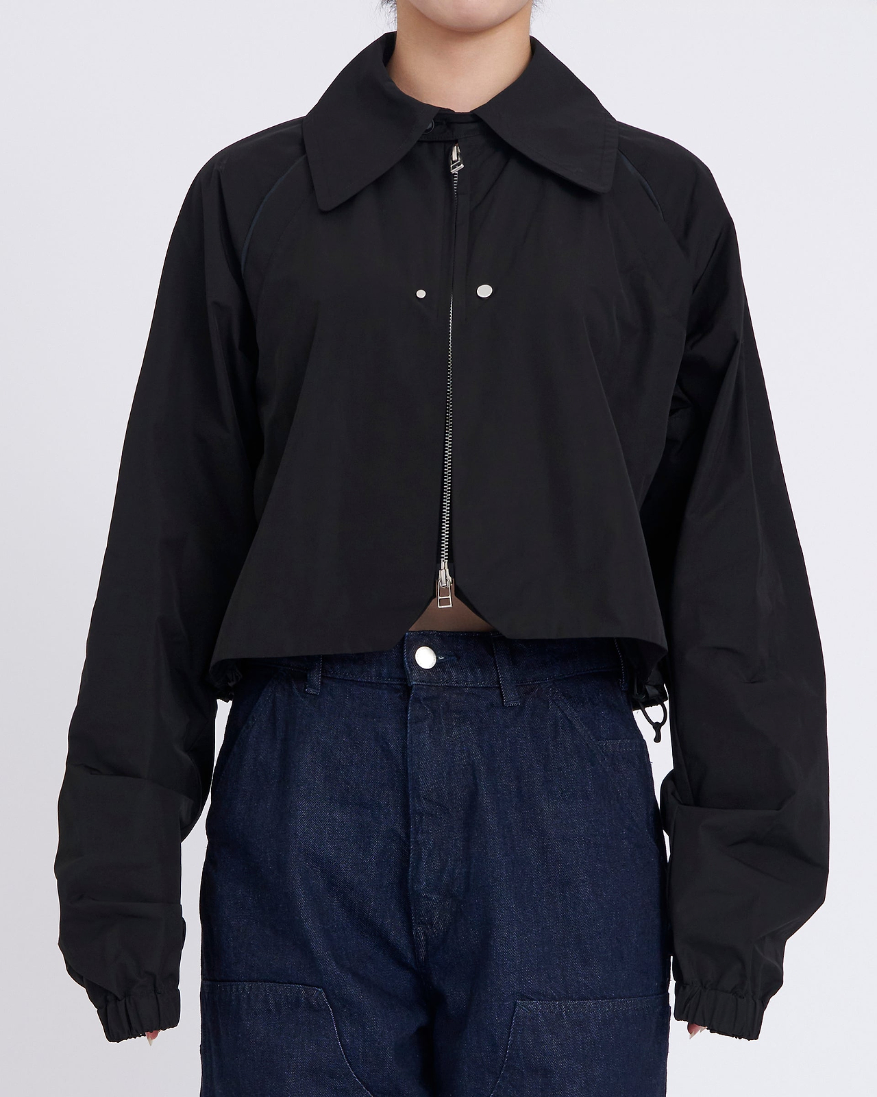 【25SS】クロップドジップアップブルゾン