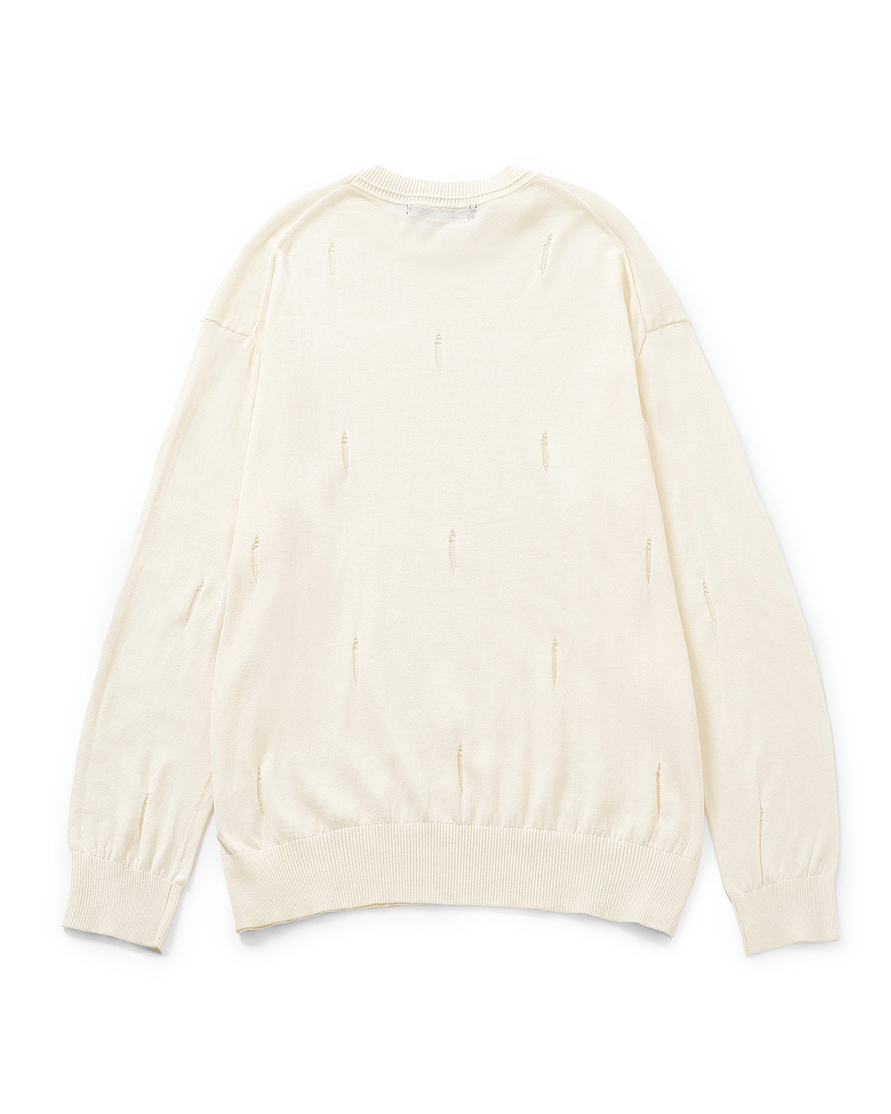 【25SS】ダメージホールニットプルオーバー