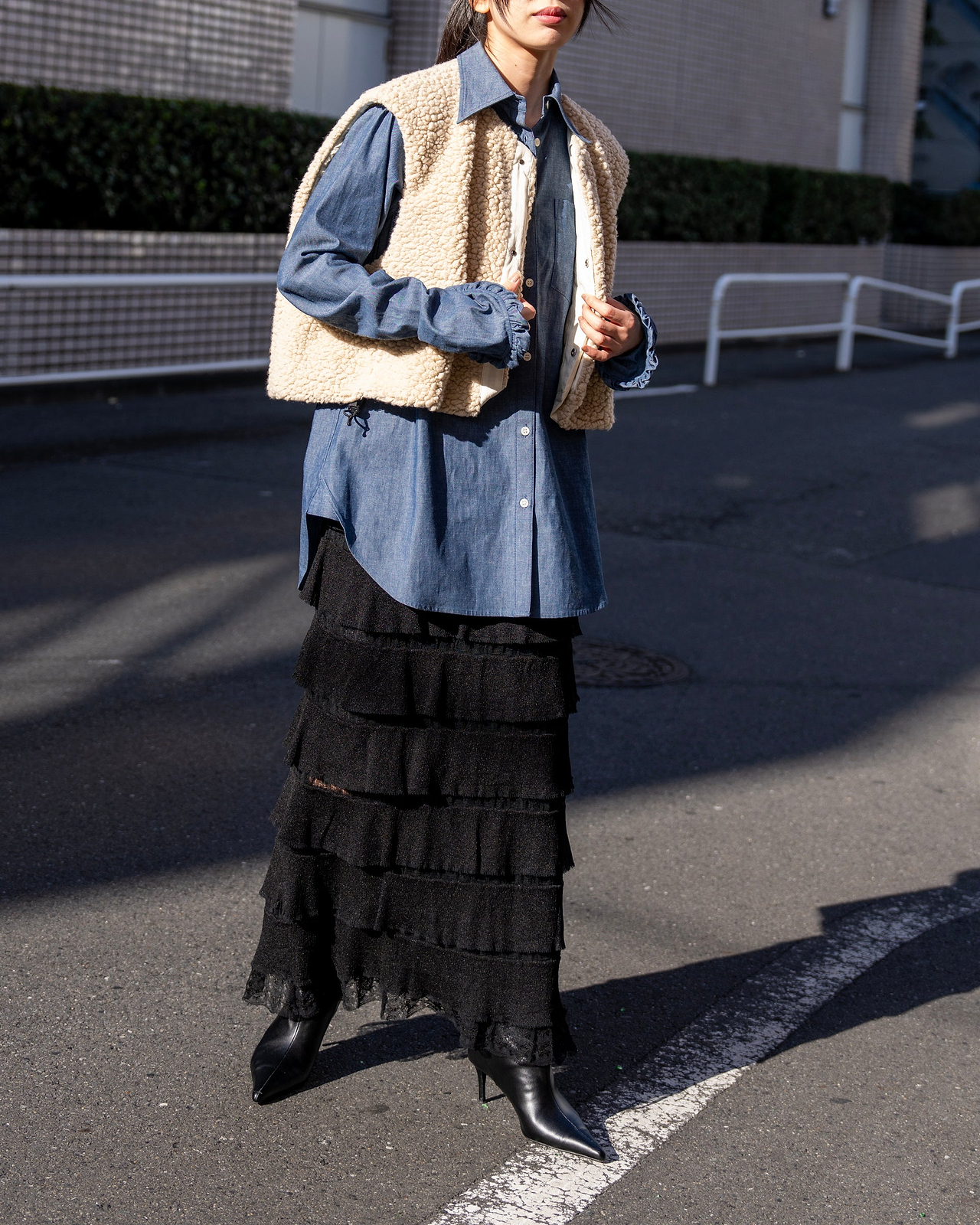 着用サイズ1／身長165cm（スタッフスナップ）