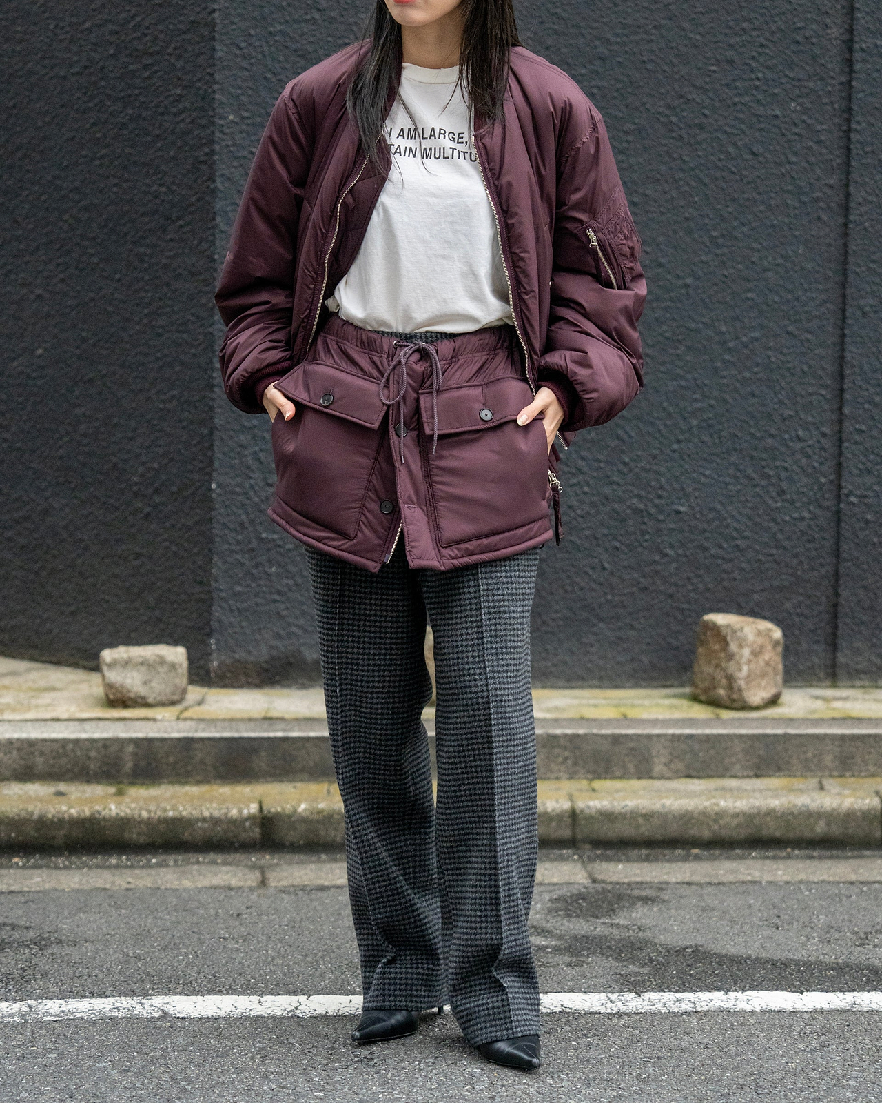 ＜ジョン メイソン スミス＞リサイクルナイロンマイクロリップストップMA-1