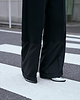 ブラックニットトラウザー