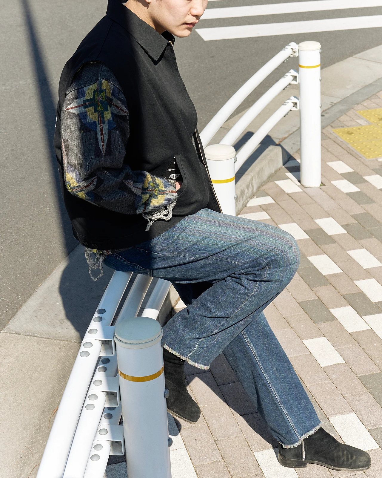 【25SS】ライトレインボーノイズデニムパンツ