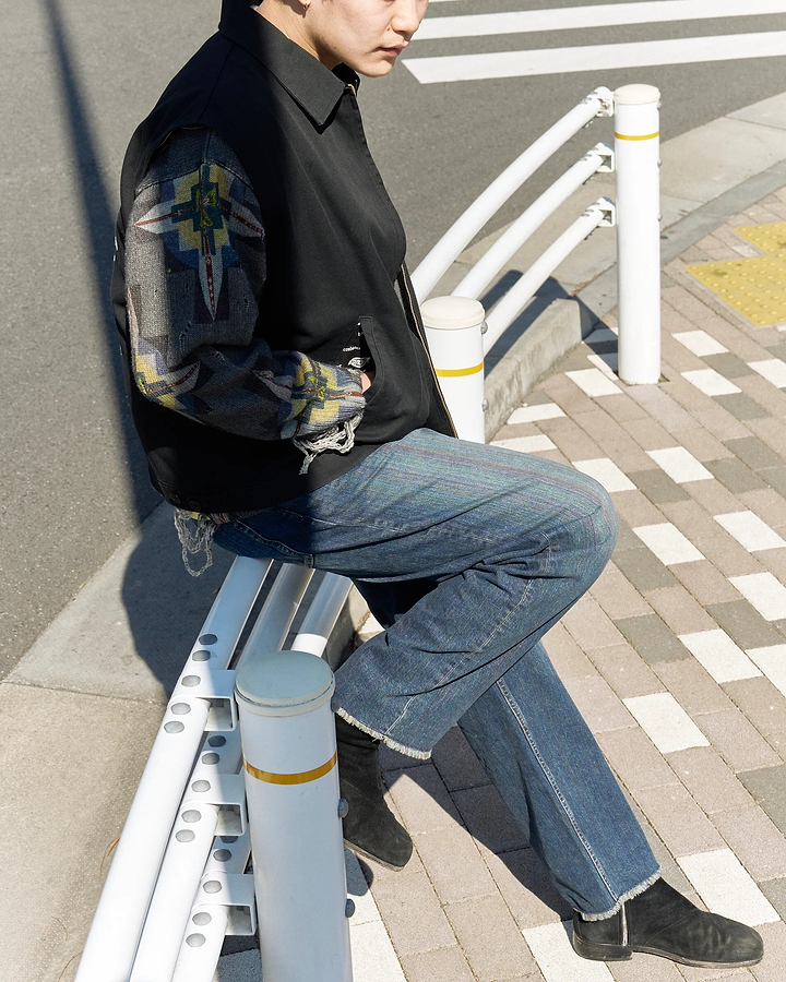 【25SS】ライトレインボーノイズデニムパンツ