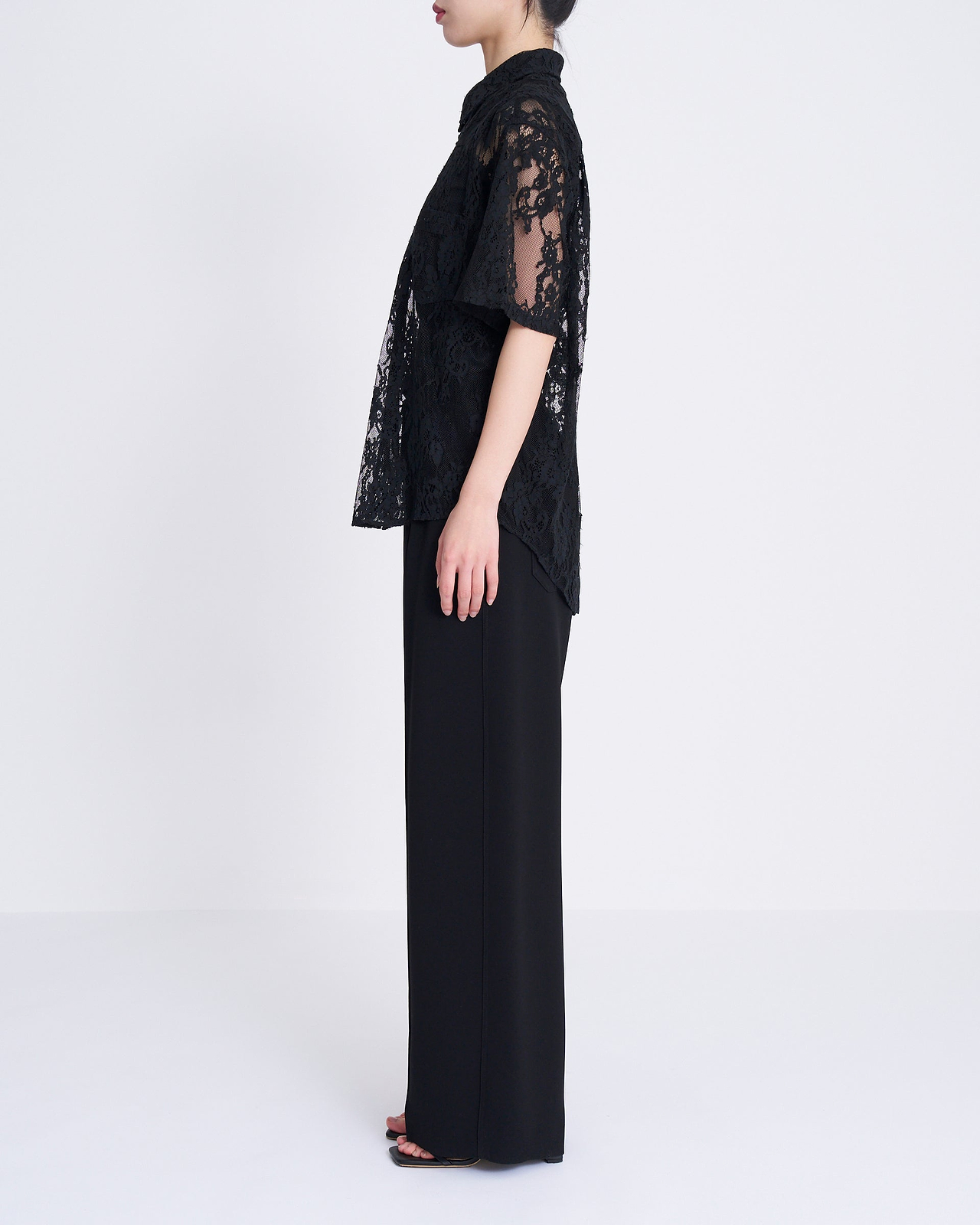 【25SS】レースS/Sシャツ