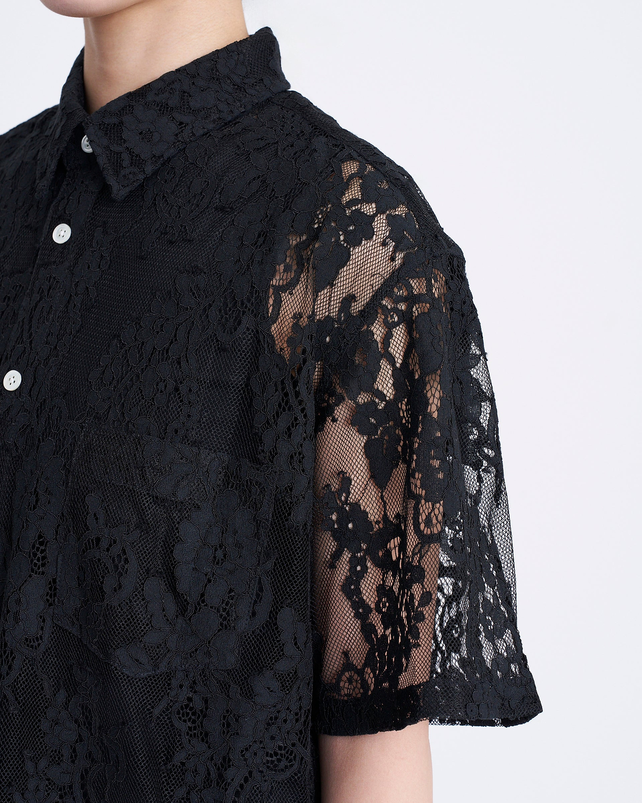 【25SS】レースS/Sシャツ