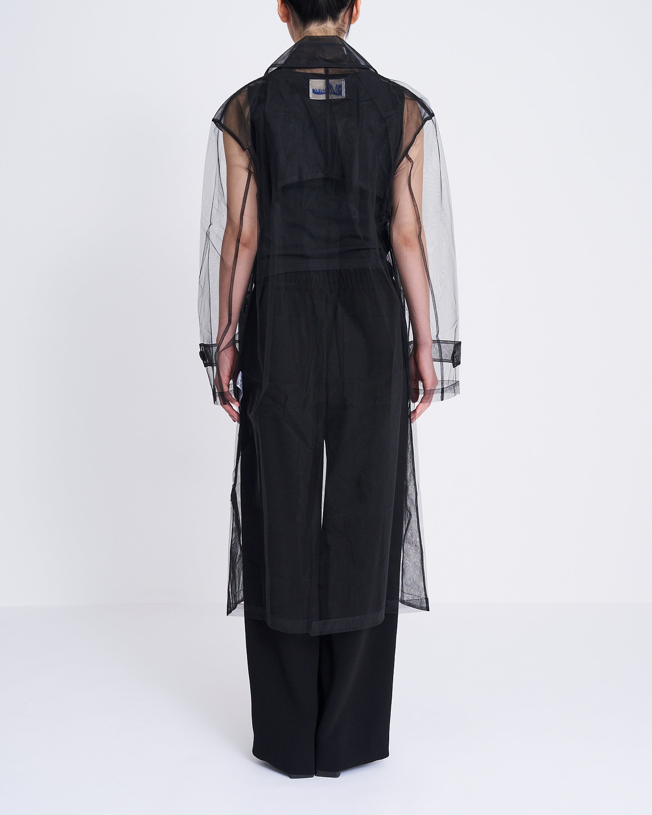 【25SS】チュールイレギュラープリーツコート