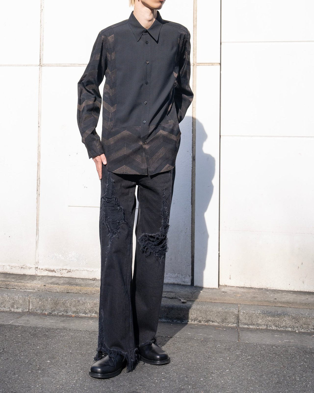 着用サイズ2／身長175cm（スタッフスナップ）