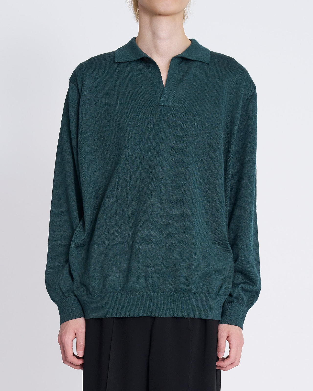 【25SS】ラミーカシミヤスキッパーポロセーター