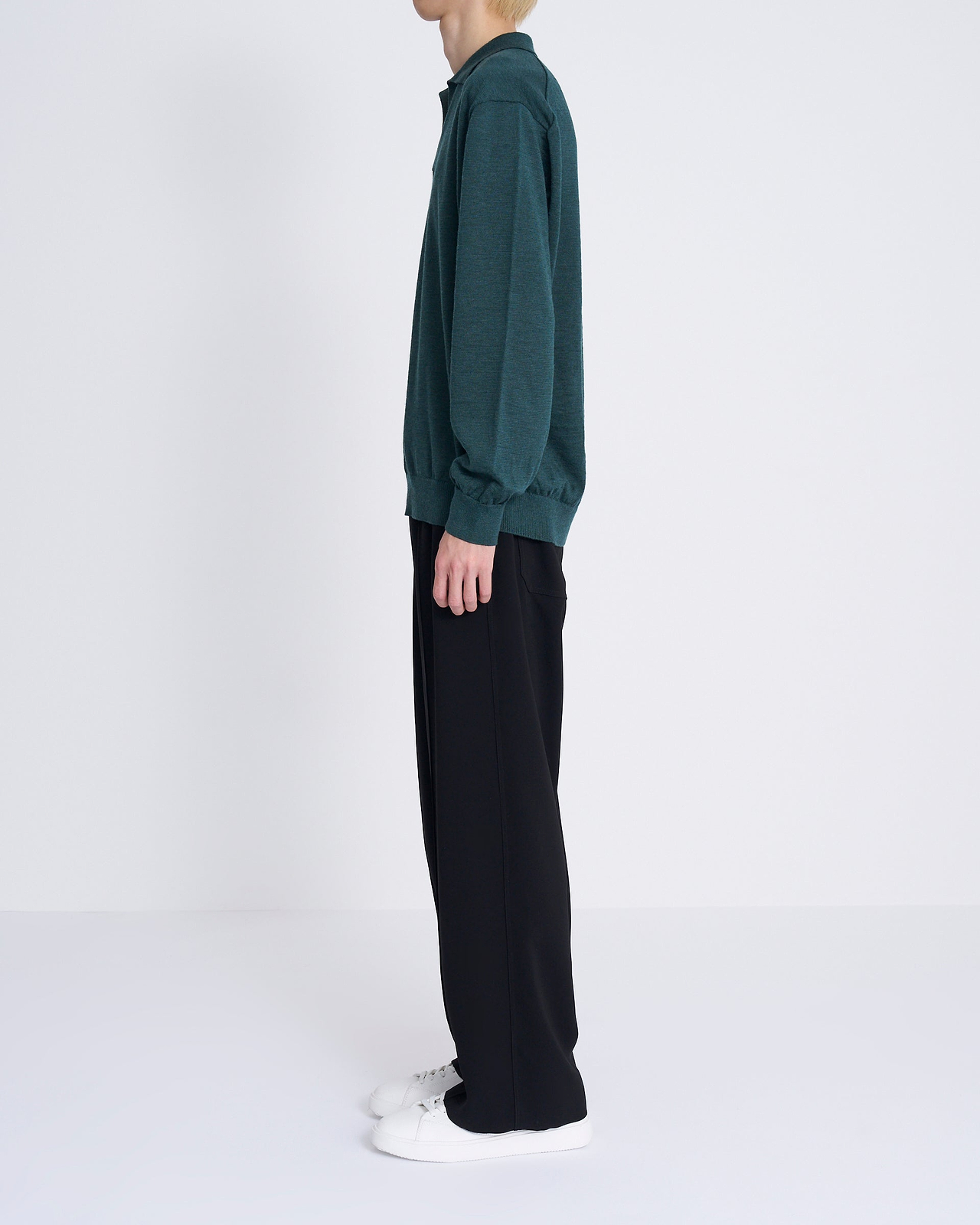 【25SS】ラミーカシミヤスキッパーポロセーター