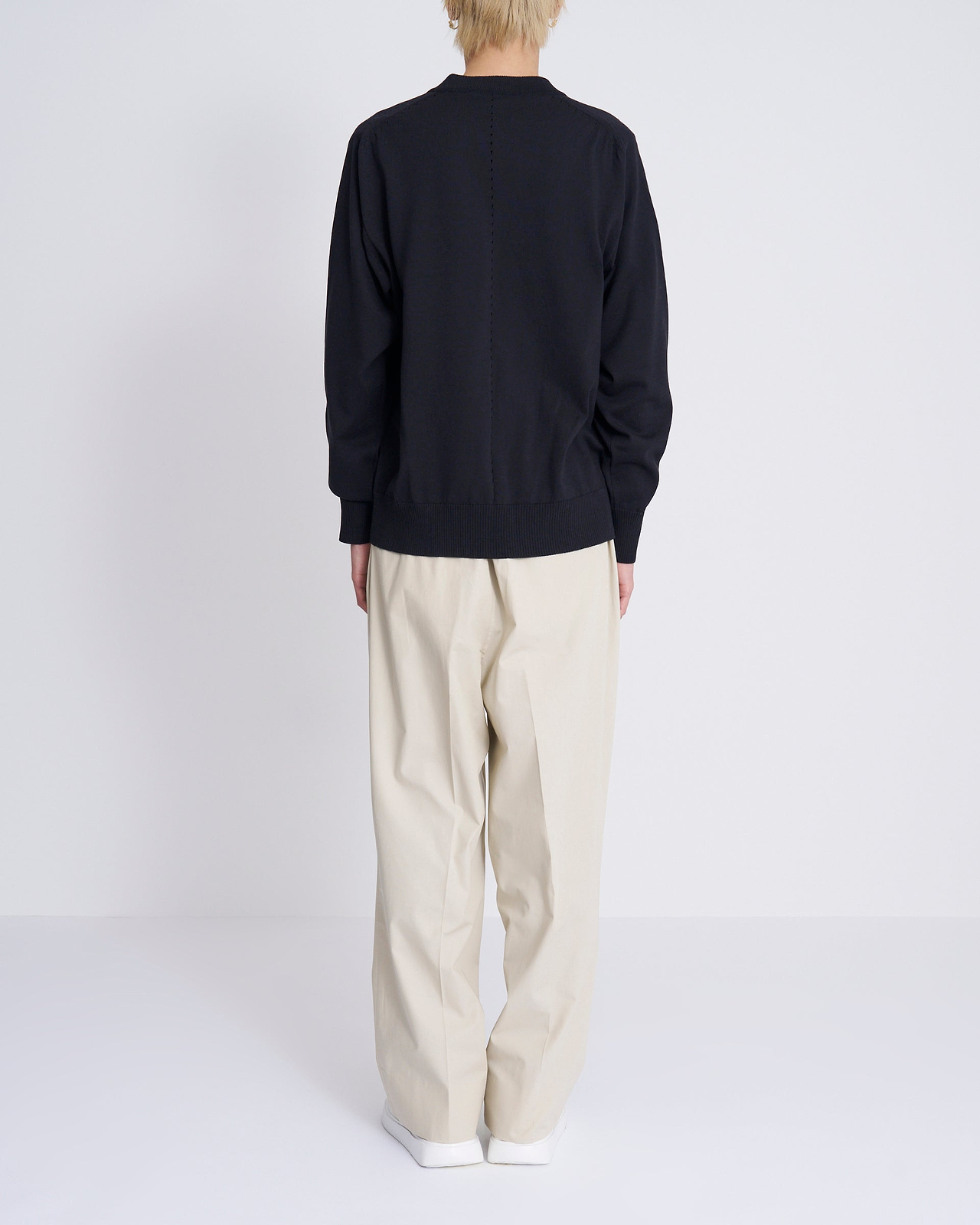 【25SS】ダイアゴナルオープンニットプルオーバー