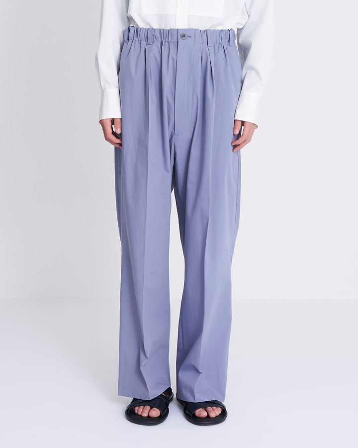 【25SS】ドレーピングエラスティックインタックワイドトラウザーズ