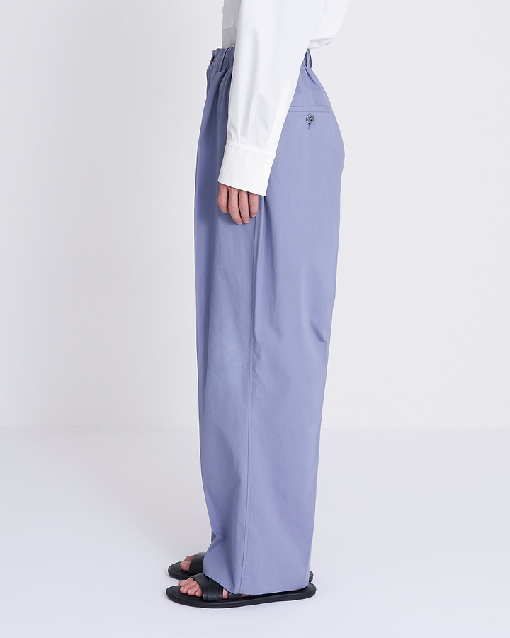 【25SS】ドレーピングエラスティックインタックワイドトラウザーズ