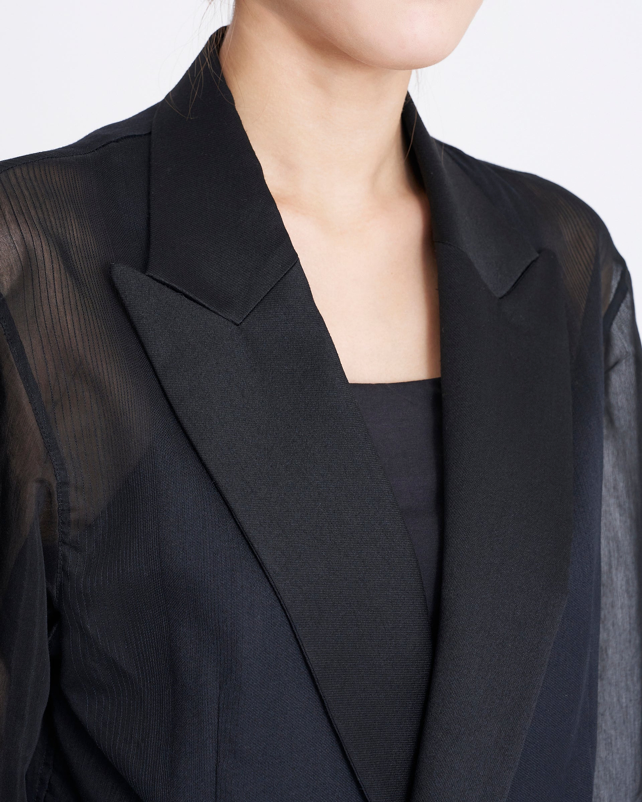 【25SS】トランスペアレントジャケットシャツ