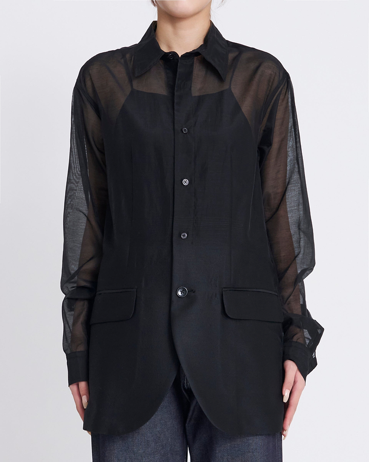 【25SS】トランスペアレントシャツジャケット
