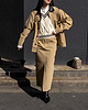 【25SS】コットンチノクロス ダブルニースカート