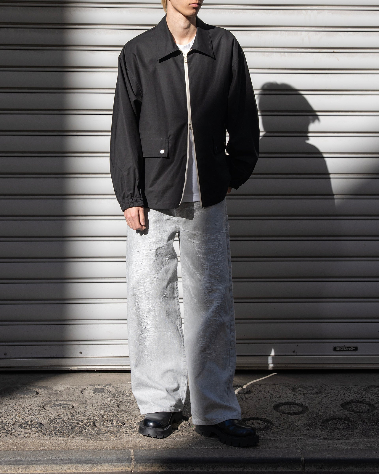 着用サイズ46／身長175cm（スナップスタッフ）
