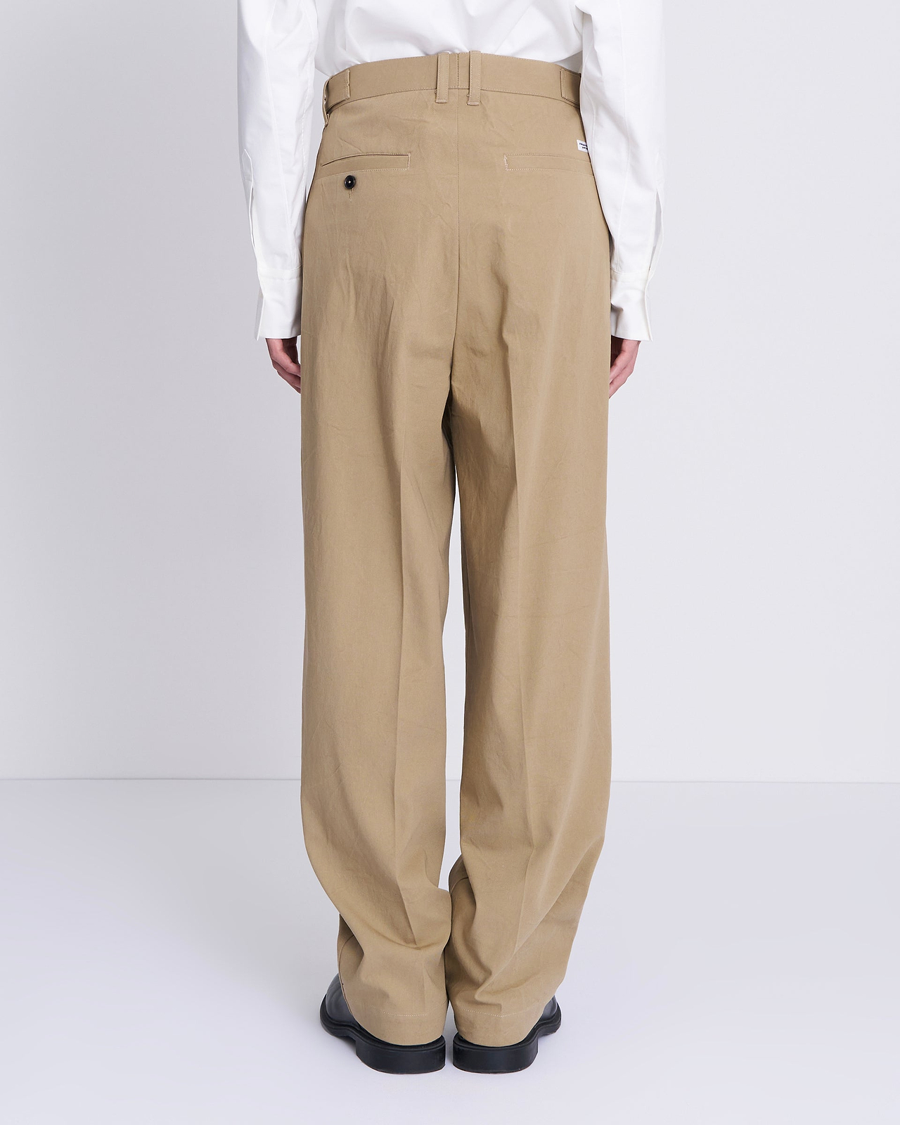 【25SS】コットンチノクロスウエストアジャストパンツ