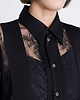 【25SS】ストライプレースサテンシャツ