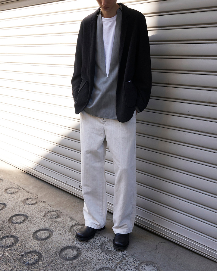 着用サイズ4／身長175cm（スナップスタッフ）