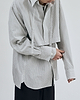 【25SS】クロップドプルオーバーストライプシャツ