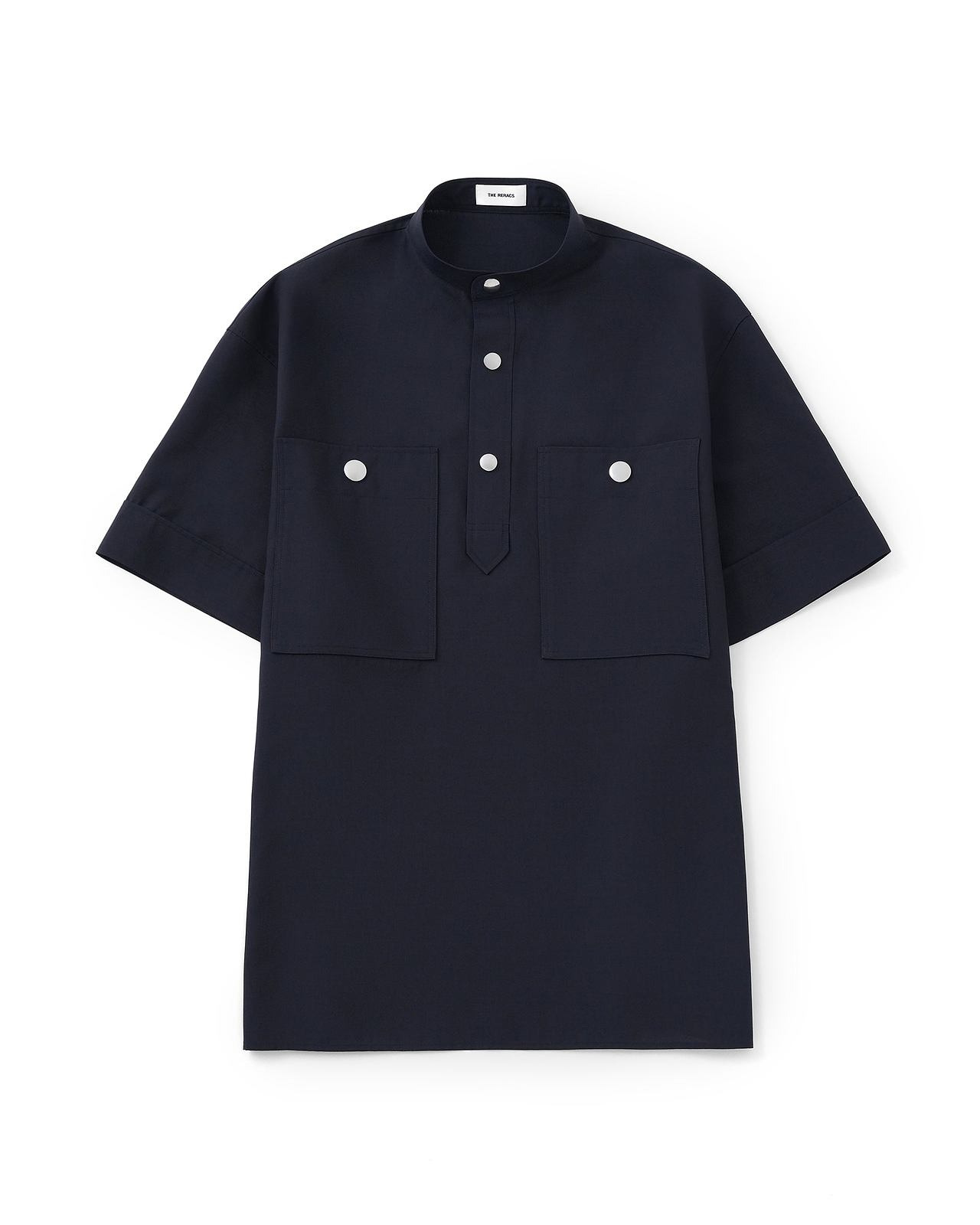 ＜THE RERACS×1LDK×F/STORE＞バンドカラーUSプルオーバーシャツ
