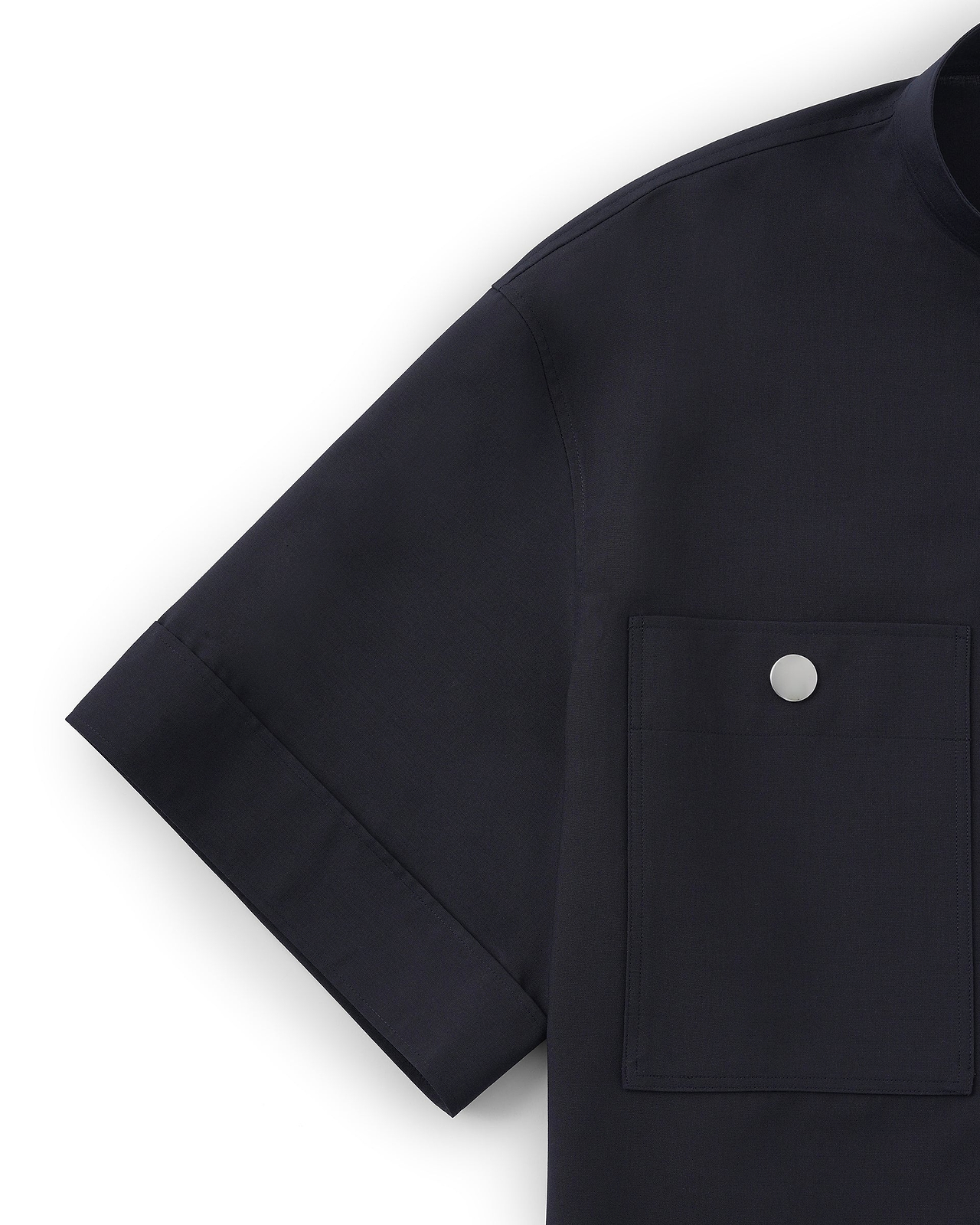 ＜THE RERACS×1LDK×F/STORE＞バンドカラーUSプルオーバーショートシャツ