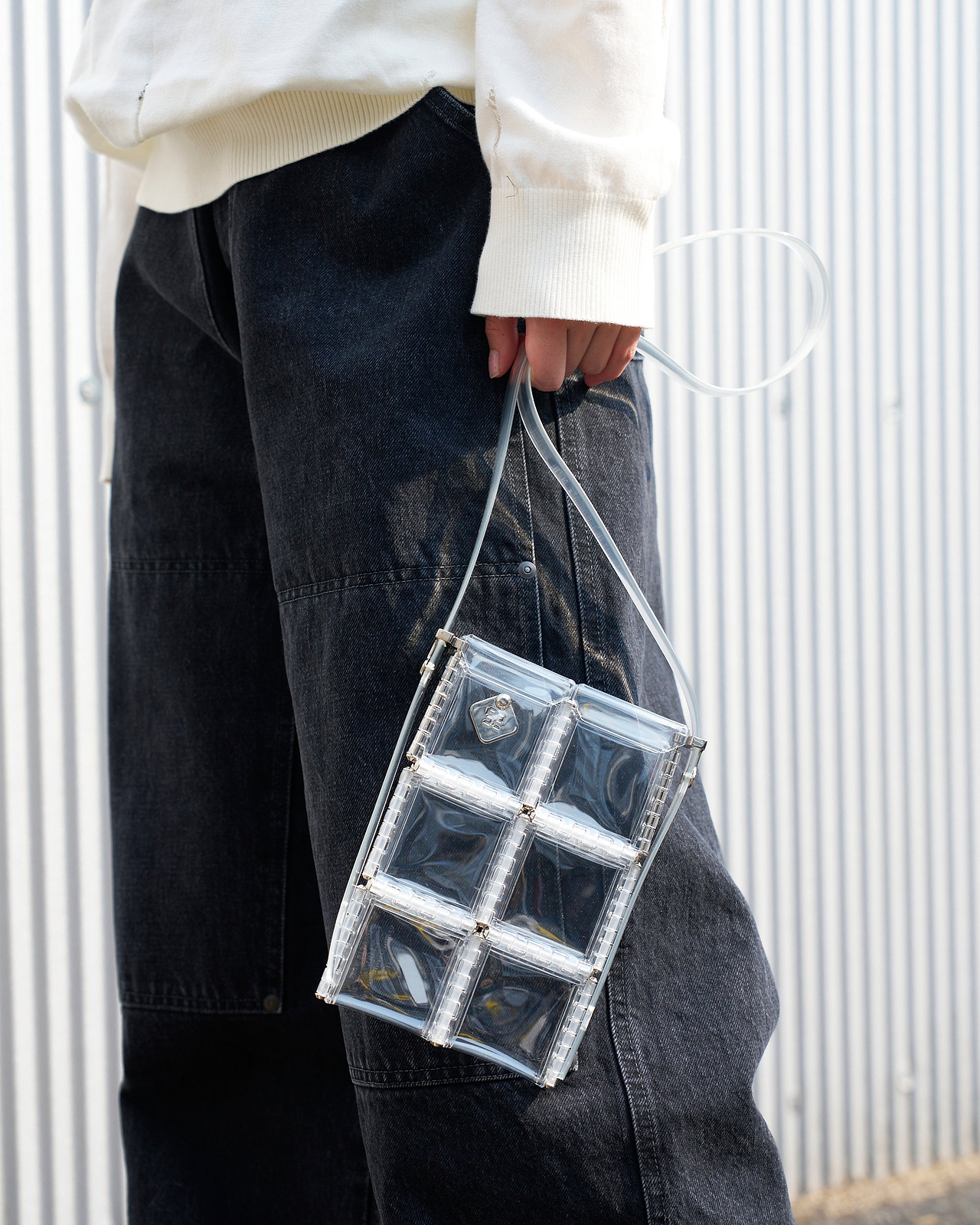 着用サイズFREE／身長160cm（スタッフスナップ）
