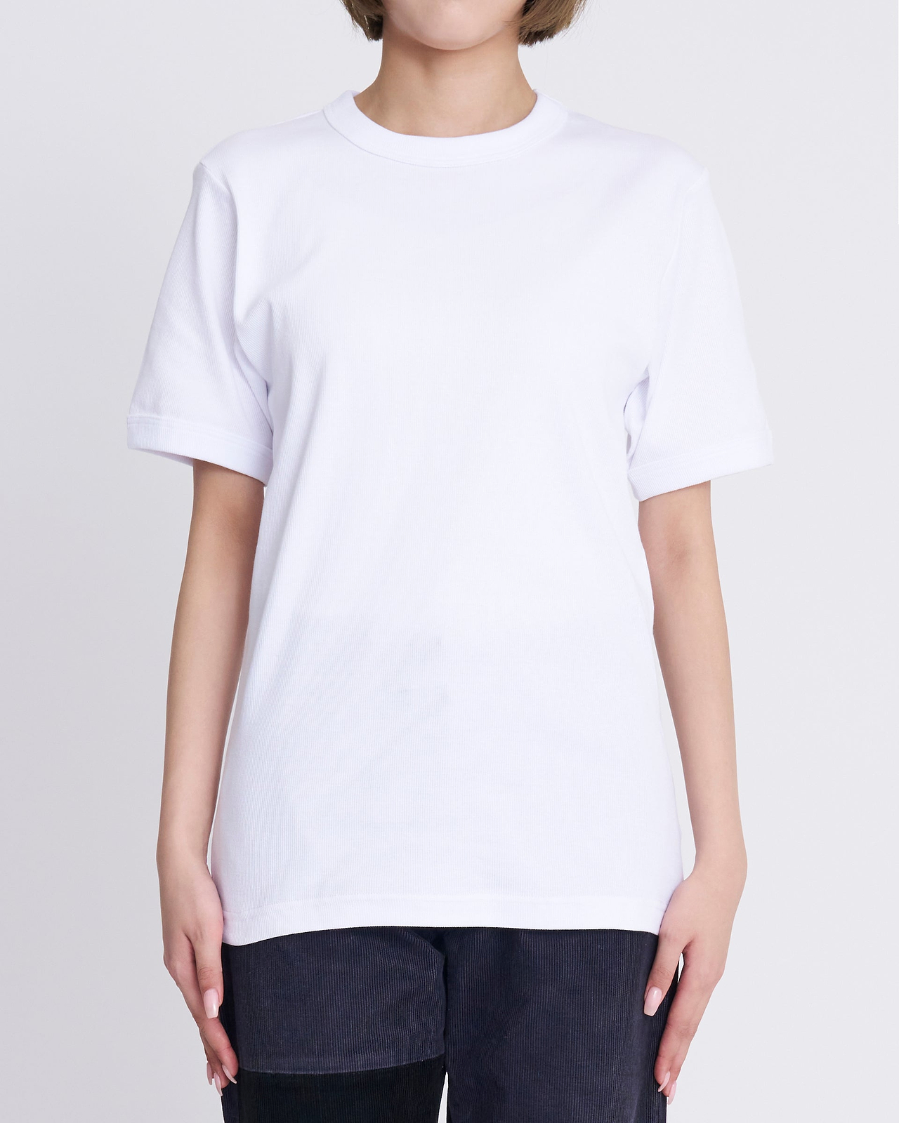 【25SS】BEEFY リブクルーネックTシャツ