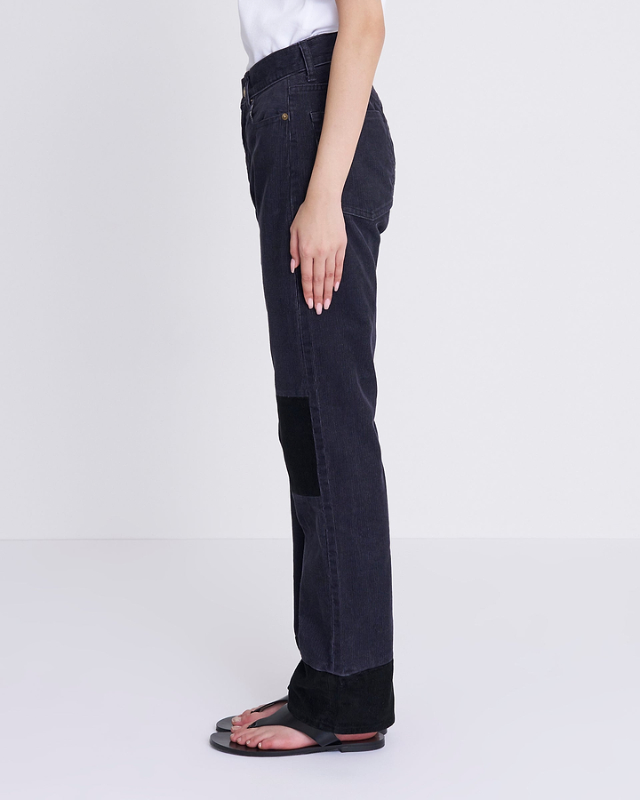 【25SS】コーデュロイパッチストレート