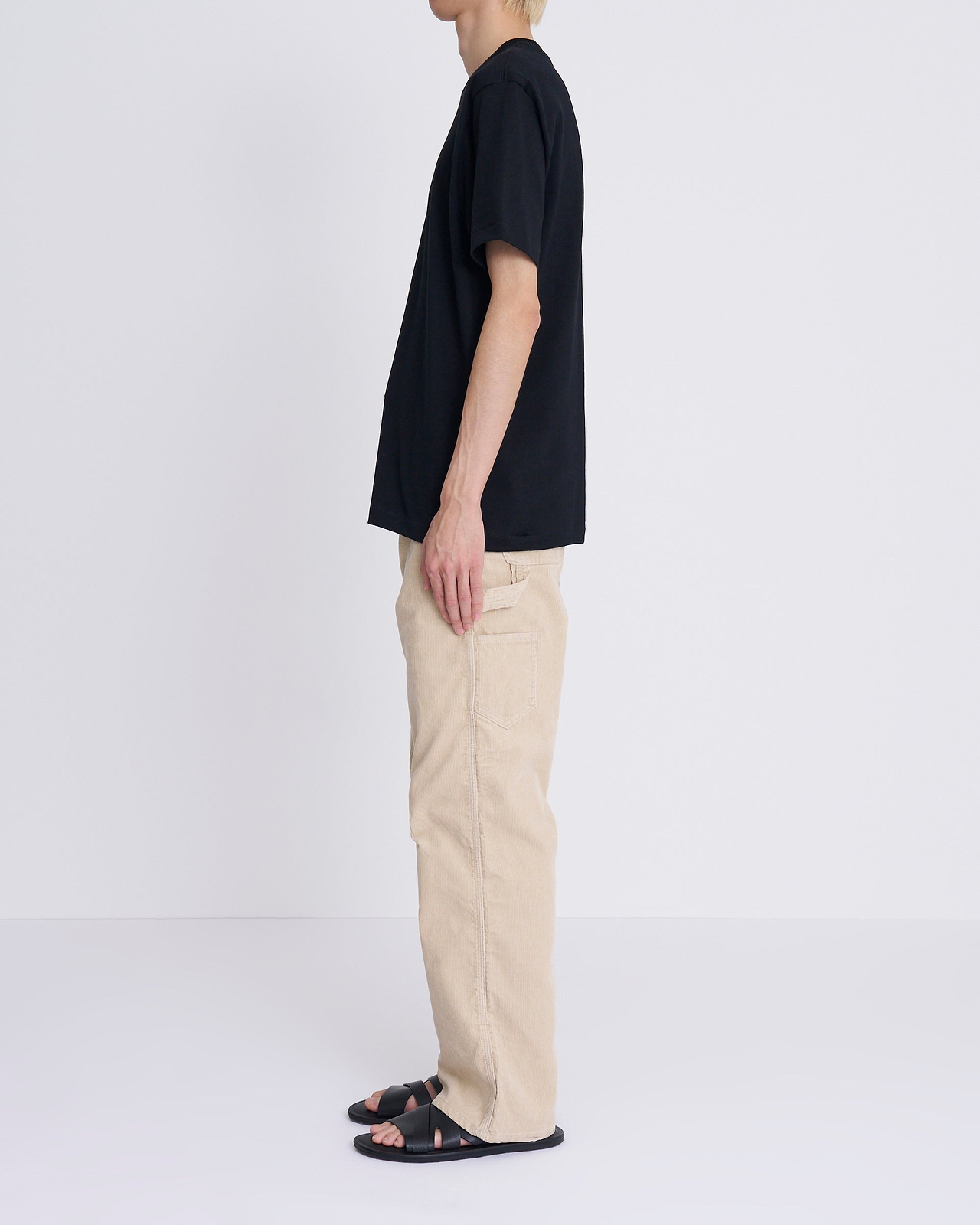 【25SS】1P HANES T-SHIRTS KURO ／ クルーネックTシャツ