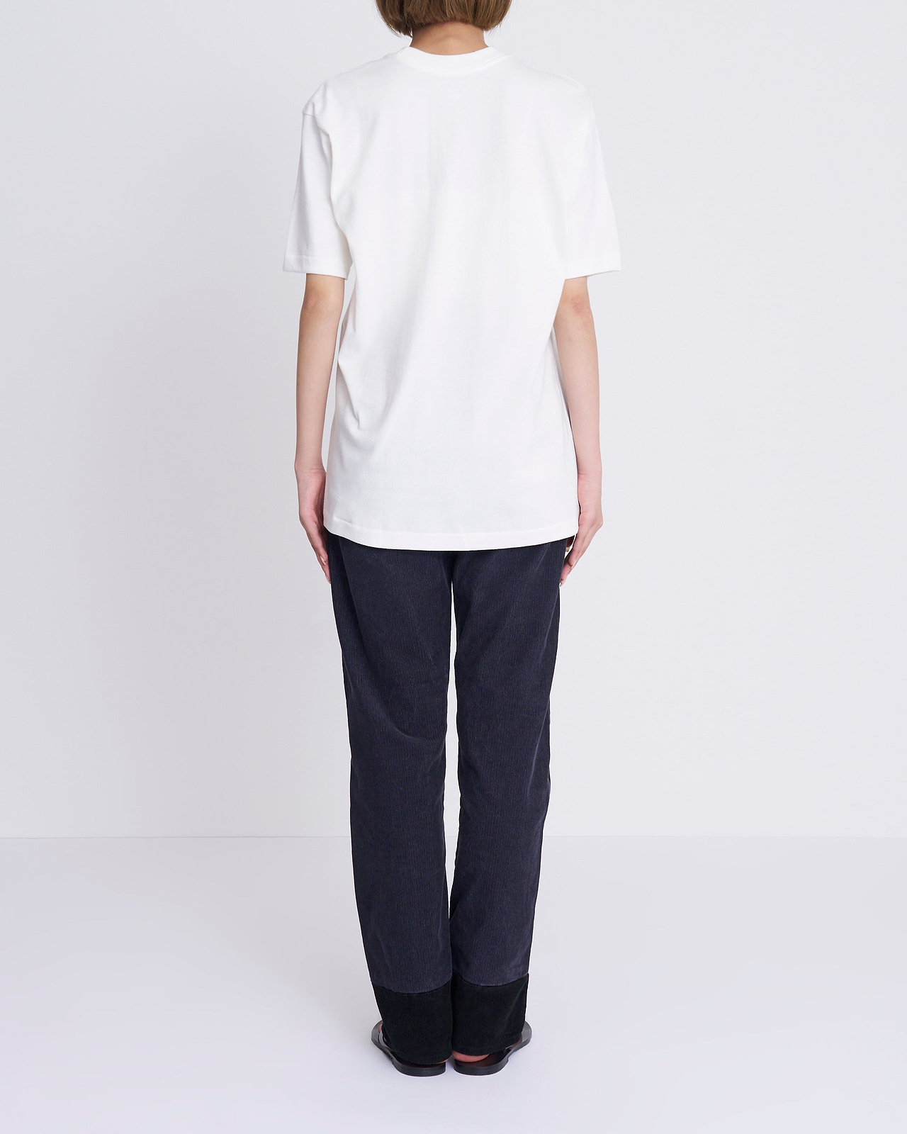 【25SS】1P HANES T-SHIRTS SHIRO ／ クルーネックTシャツ