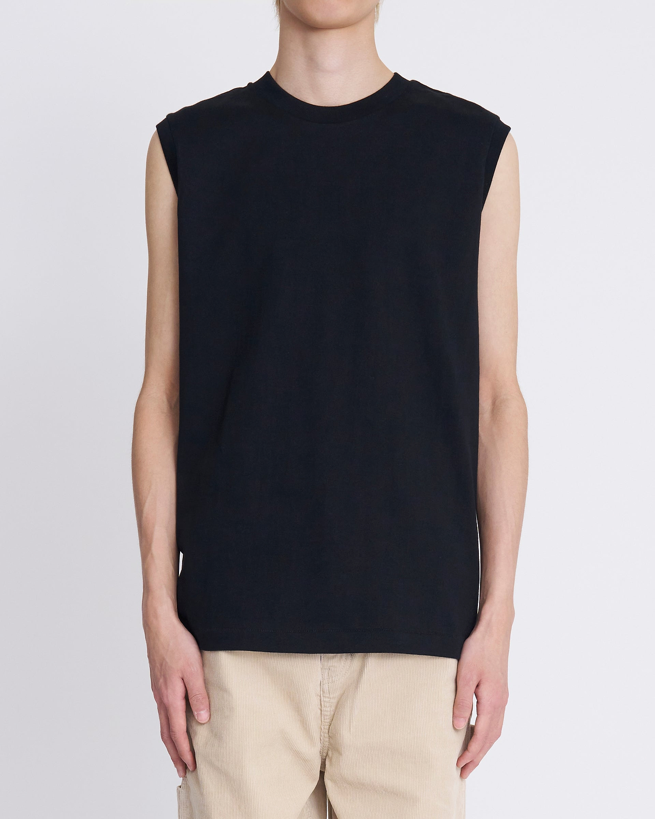 【25SS】1P HANES T-SHIRTS KURO ／ スリーブレスTシャツ