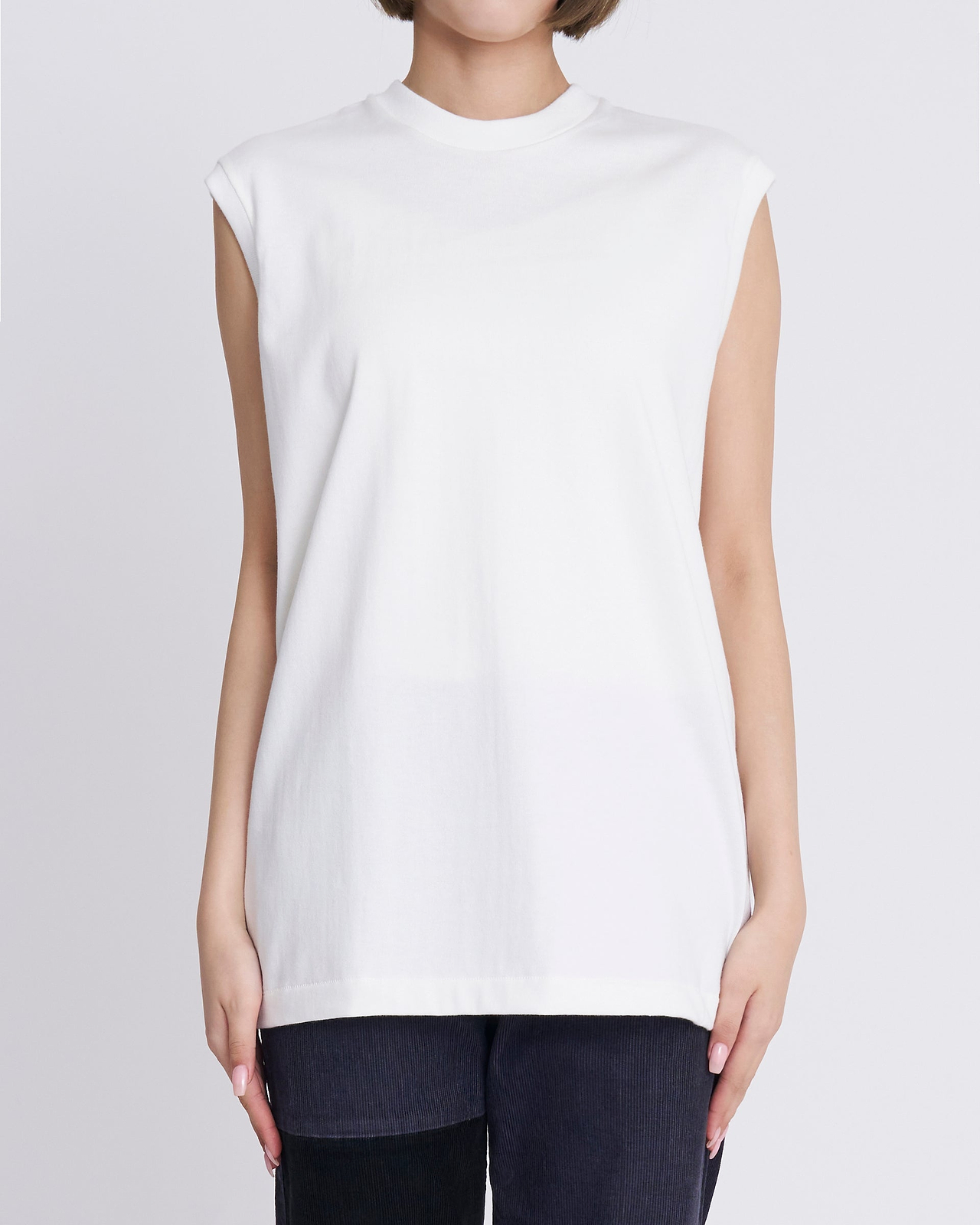 【25SS】1P HANES T-SHIRTS SHIRO ／ スリーブレスTシャツ