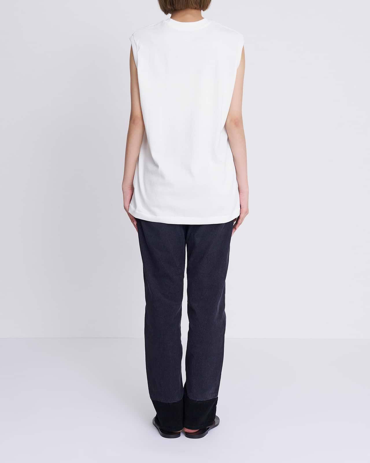 【25SS】1P HANES T-SHIRTS SHIRO / スリーブレスTシャツ